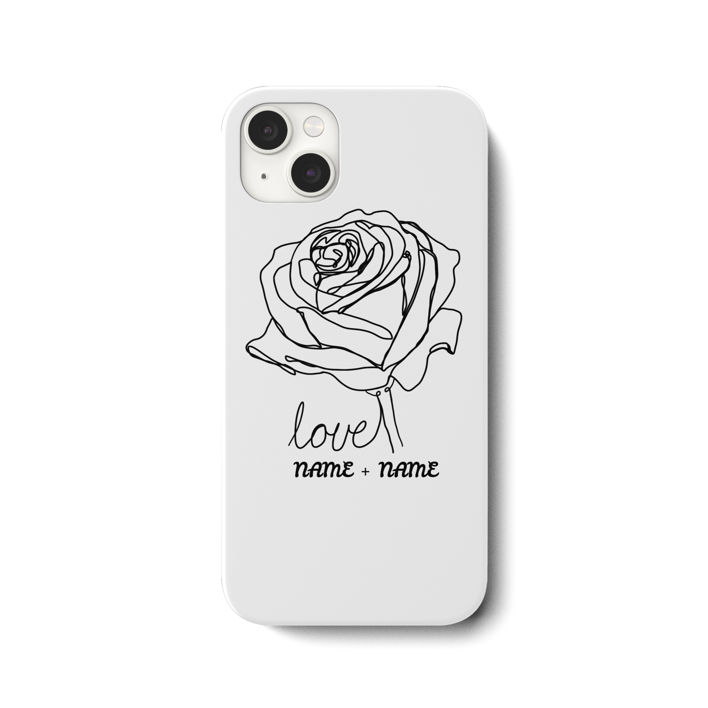 Personalisiere Handy hüllen Rosenliebe  - iPhone 14 Plus Handyhülle