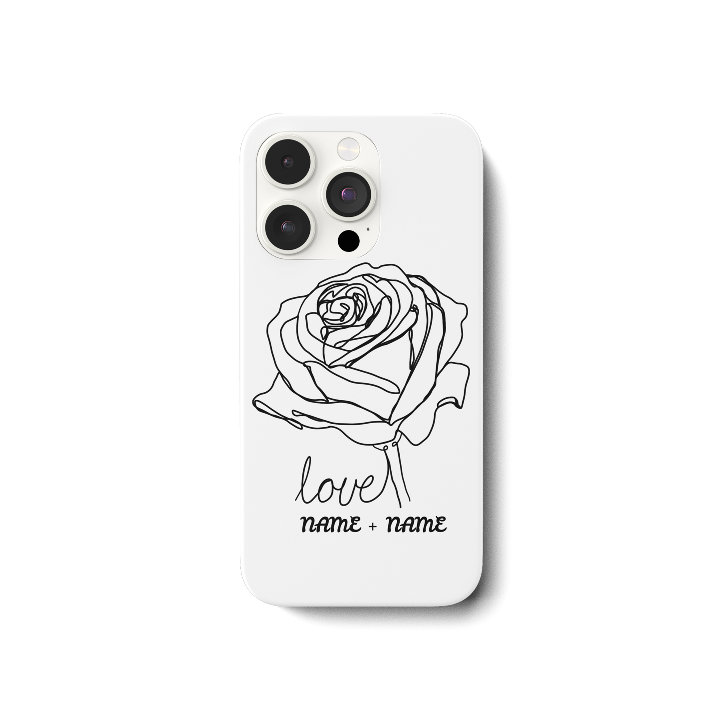 Personalisiere Handy hüllen Rosenliebe  - iPhone 14 Pro Handyhülle