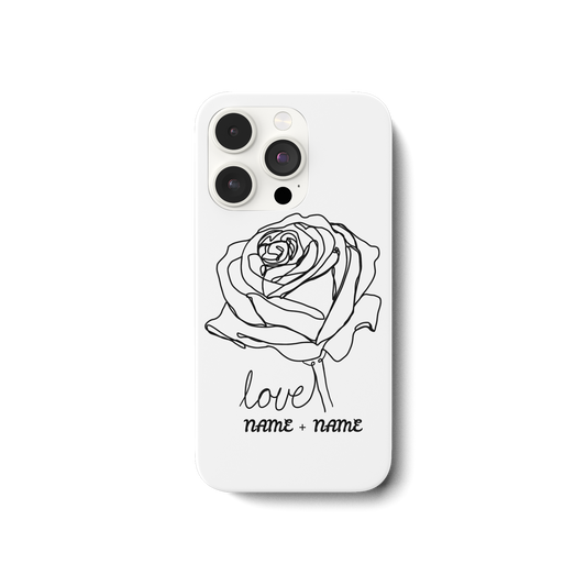 Personalisiere Handy hüllen Rosenliebe  - iPhone 14 Pro Handyhülle