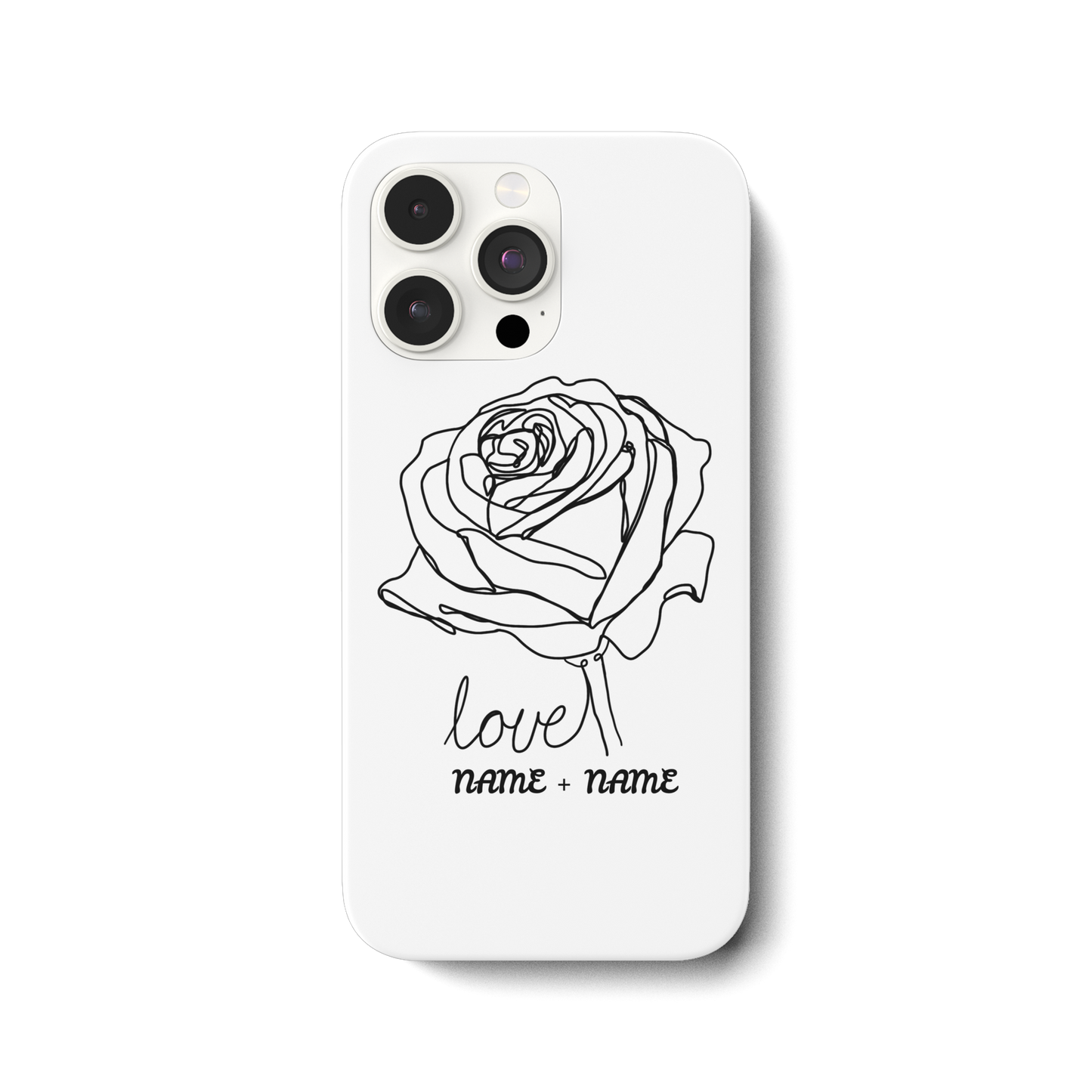 Personalisiere Handy hüllen Rosenliebe  - iPhone 14 Pro Max Handyhülle