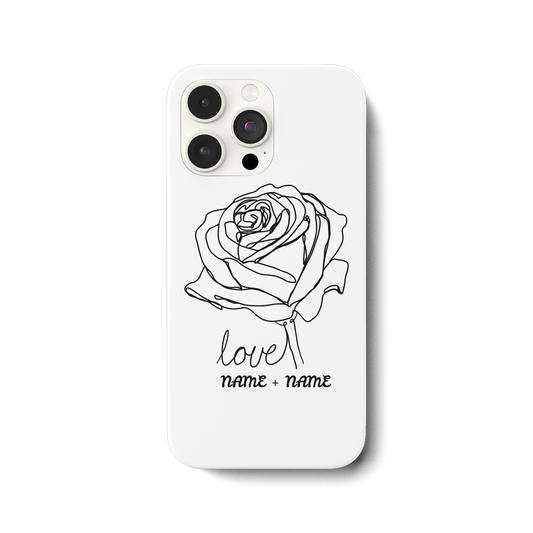 Personalisiere Handy hüllen Rosenliebe  - iPhone 14 Pro Max Handyhülle