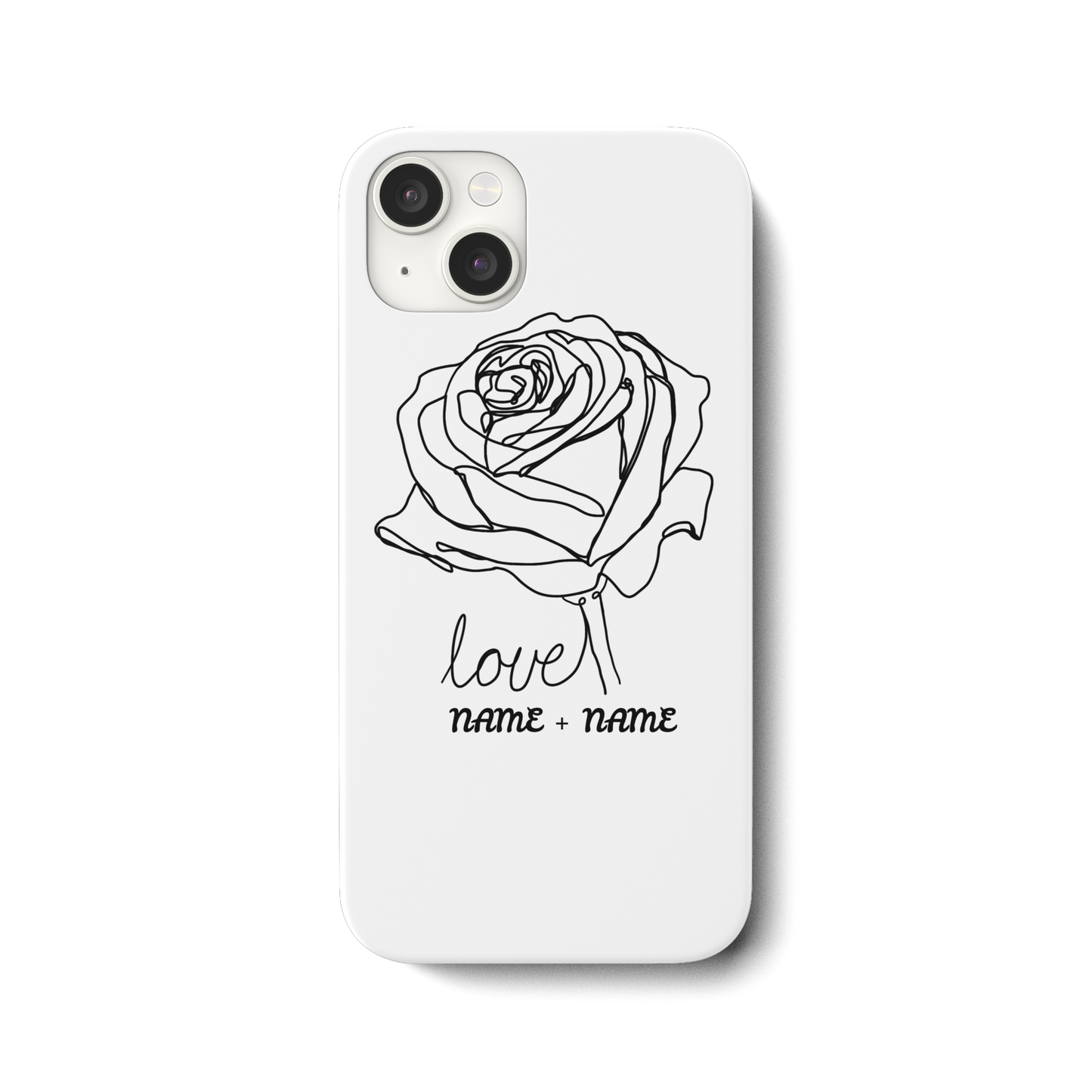 Personalisiere Handy hüllen Rosenliebe  - iPhone 15 Plus Handyhülle