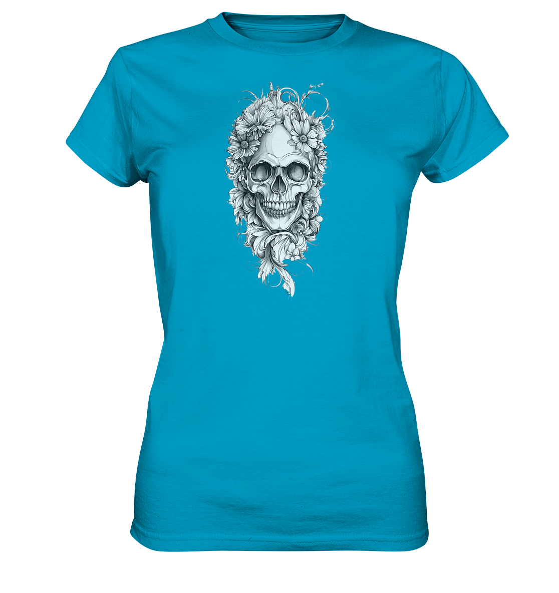Totenkopfs Blüte  - Ladies Premium Shirt