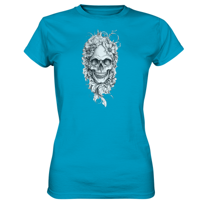 Totenkopfs Blüte  - Ladies Premium Shirt