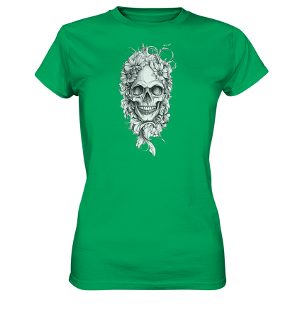 Totenkopfs Blüte  - Ladies Premium Shirt