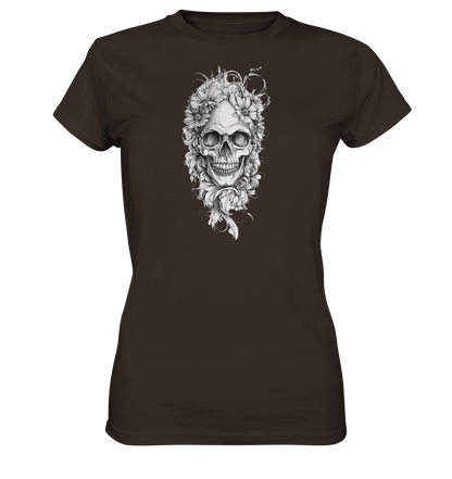 Totenkopfs Blüte  - Ladies Premium Shirt