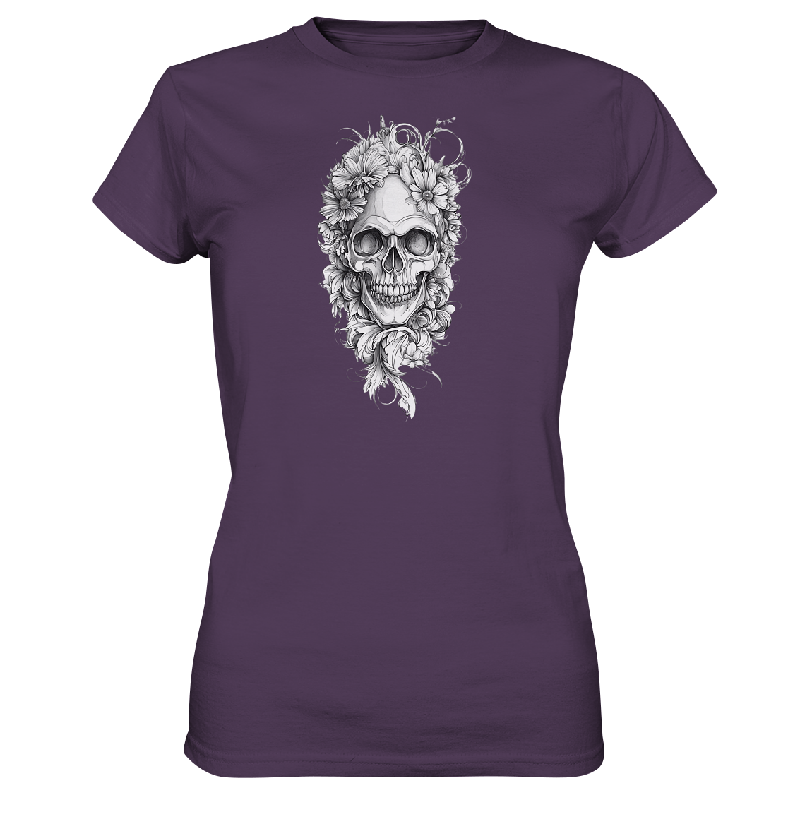Totenkopfs Blüte  - Ladies Premium Shirt