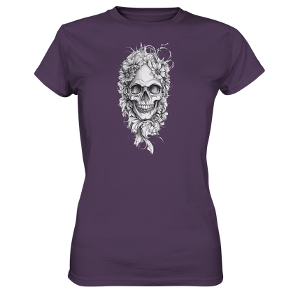 Totenkopfs Blüte  - Ladies Premium Shirt