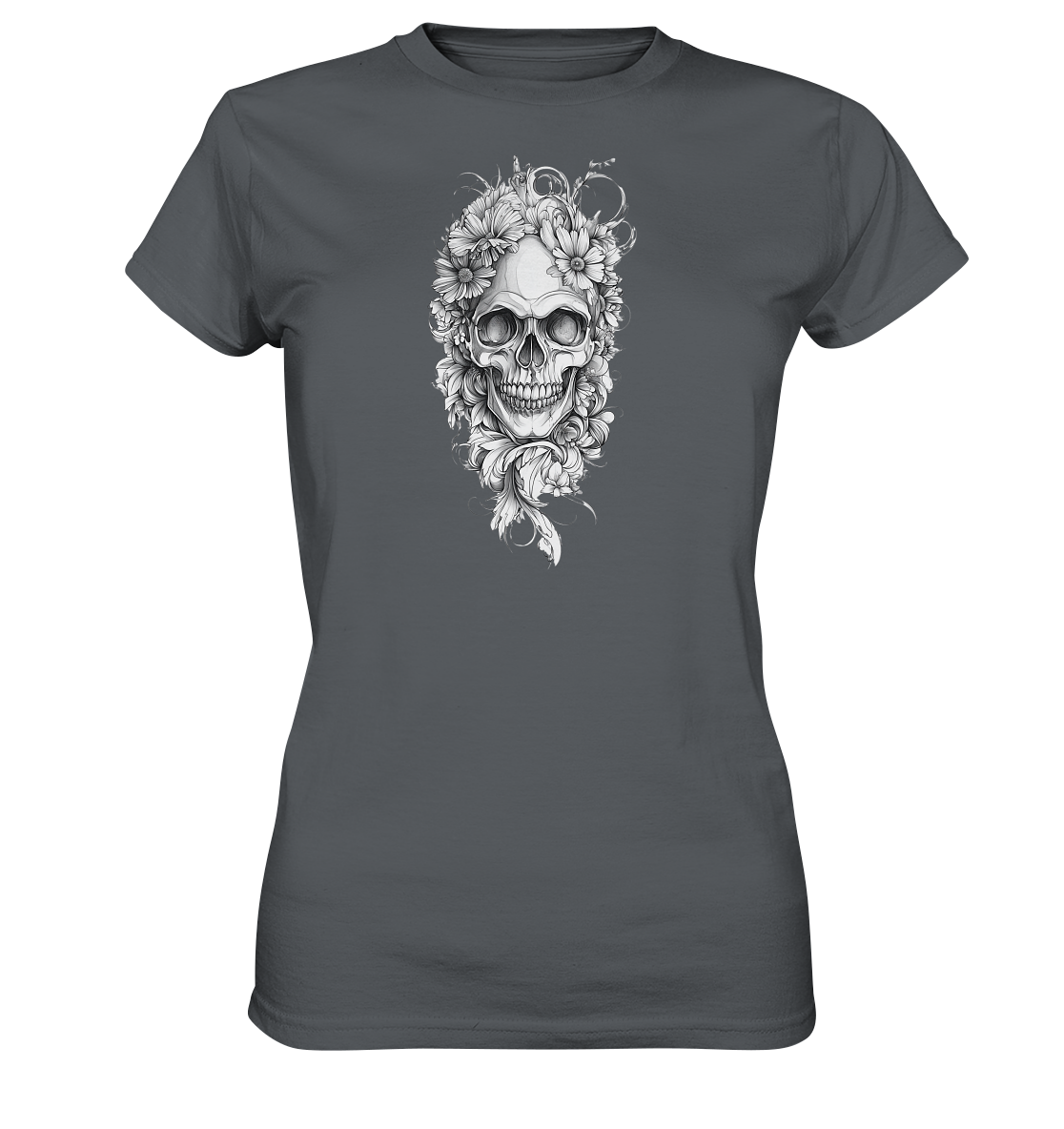 Totenkopfs Blüte  - Ladies Premium Shirt