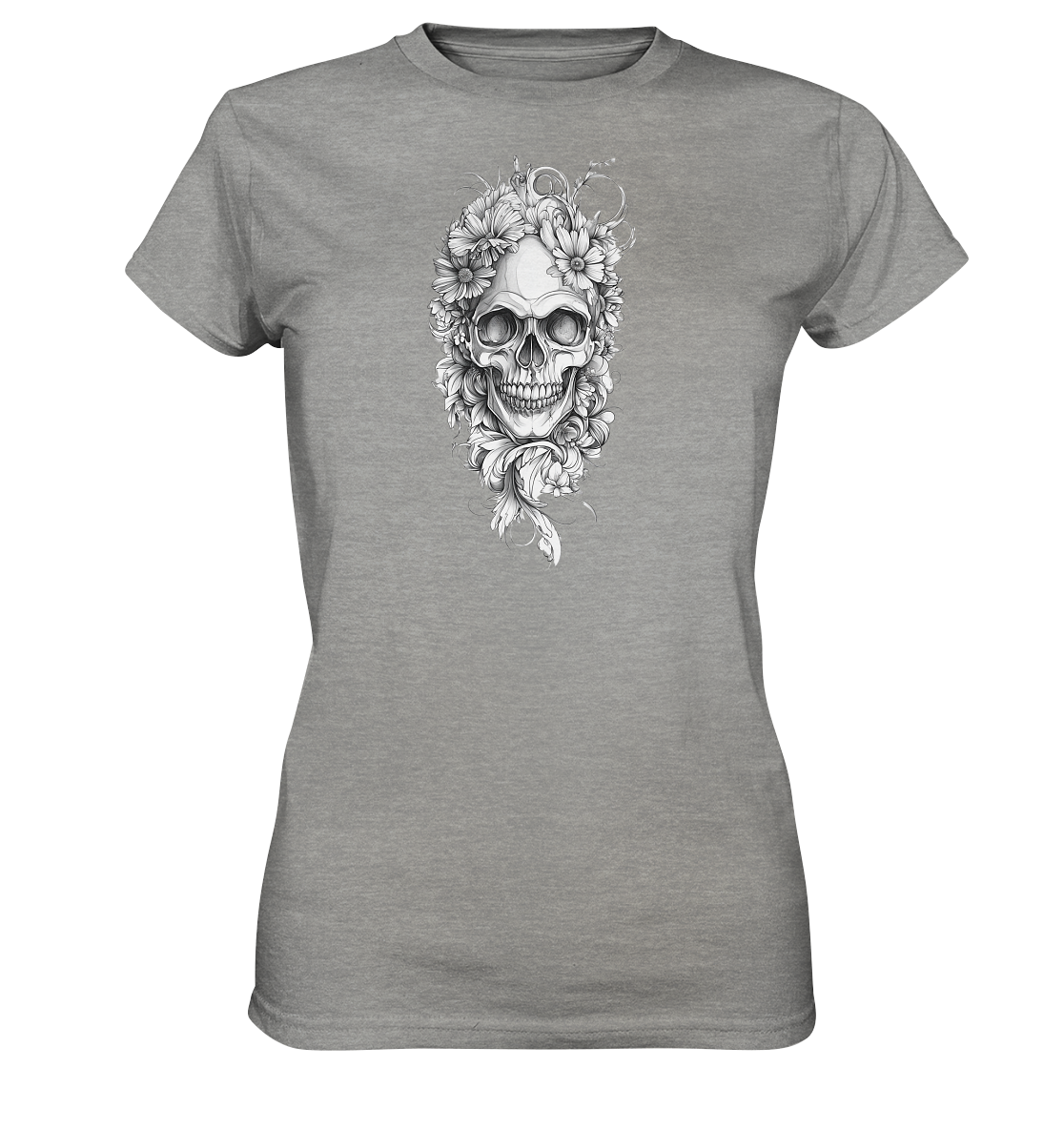 Totenkopfs Blüte  - Ladies Premium Shirt