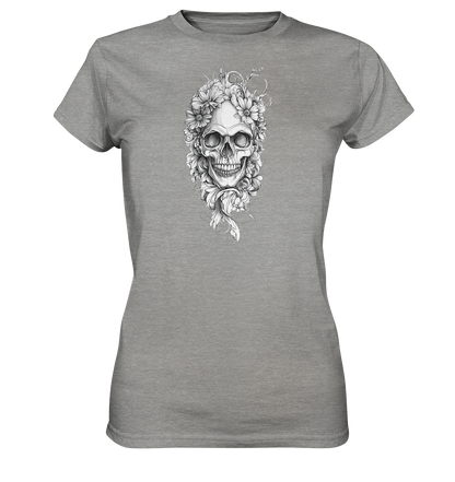 Totenkopfs Blüte  - Ladies Premium Shirt