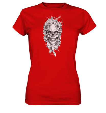 Totenkopfs Blüte  - Ladies Premium Shirt