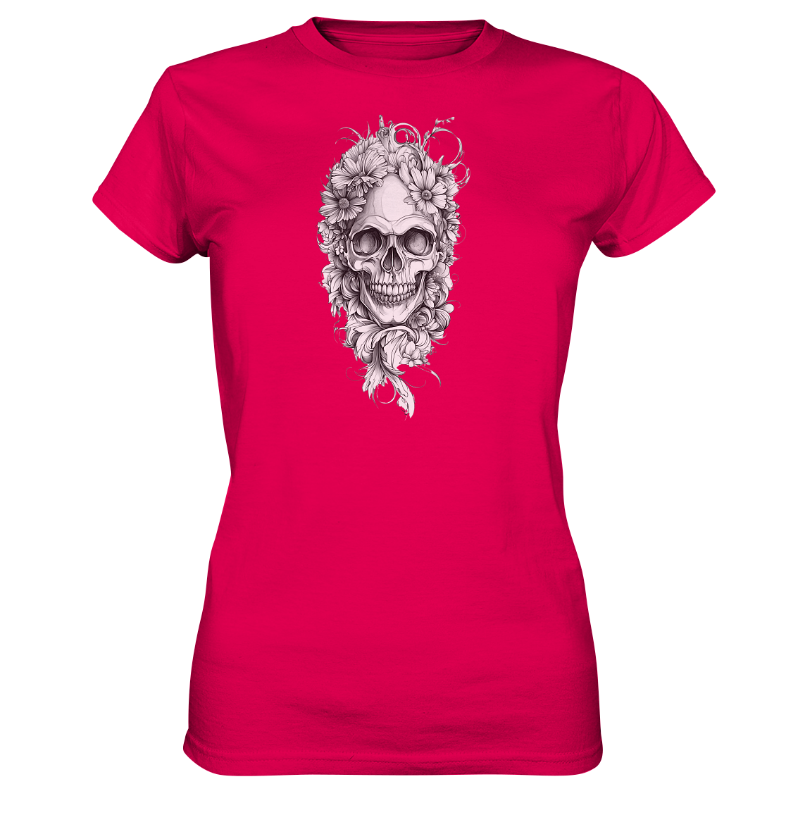 Totenkopfs Blüte  - Ladies Premium Shirt