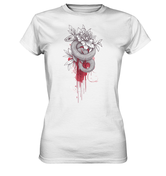 Schlange nur Vorderseiten Druck - Ladies Premium Shirt