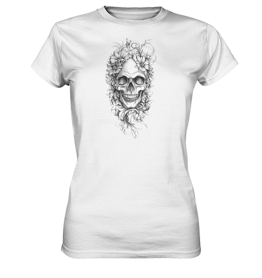 Totenkopfs Blüte  - Ladies Premium Shirt