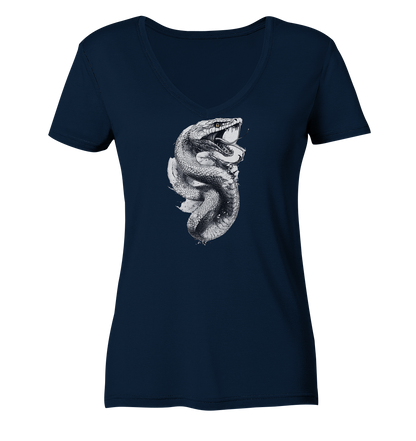 Schlangenkönigin  - Ladies V-Neck Shirt