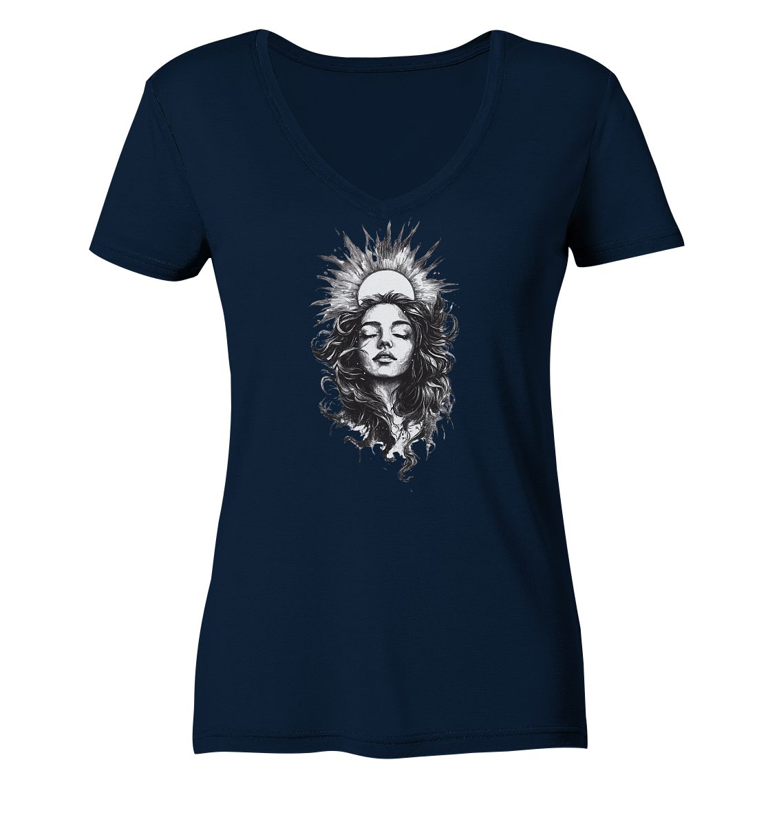 Sommer Vibes - Ladies V-Neck Shirt