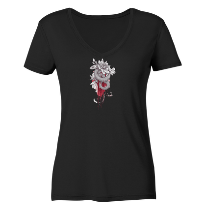 Schlangenblüte - Ladies V-Neck Shirt