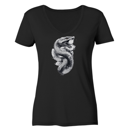Schlangenkönigin  - Ladies V-Neck Shirt