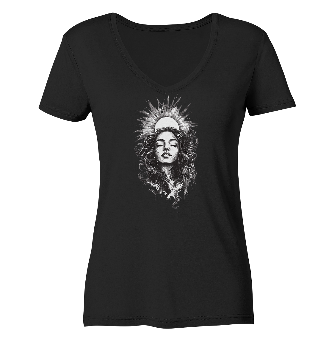 Sommer Vibes - Ladies V-Neck Shirt