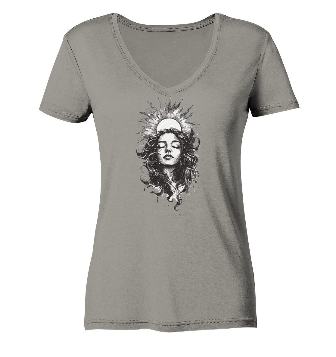 Sommer Vibes - Ladies V-Neck Shirt