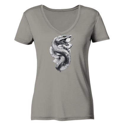 Schlangenkönigin  - Ladies V-Neck Shirt