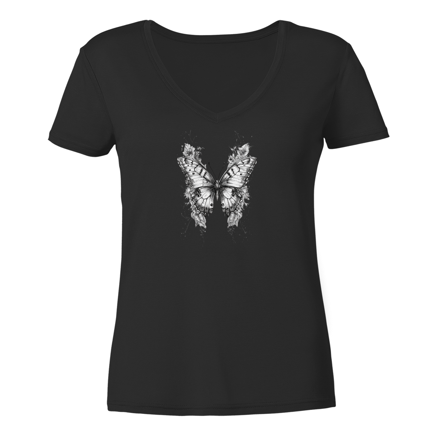 Schmetterling - Ladies V-Neck Shirt