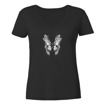 Schmetterling - Ladies V-Neck Shirt
