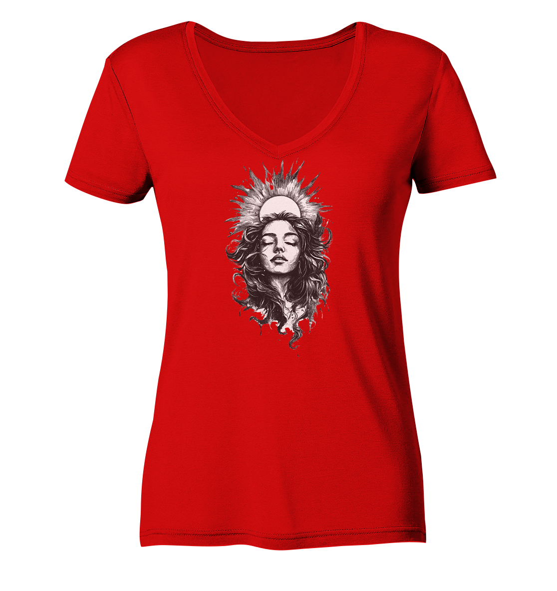 Sommer Vibes - Ladies V-Neck Shirt