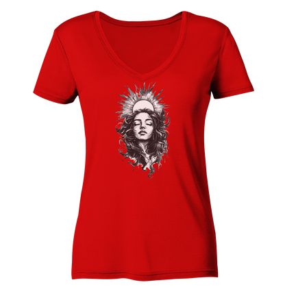Sommer Vibes - Ladies V-Neck Shirt