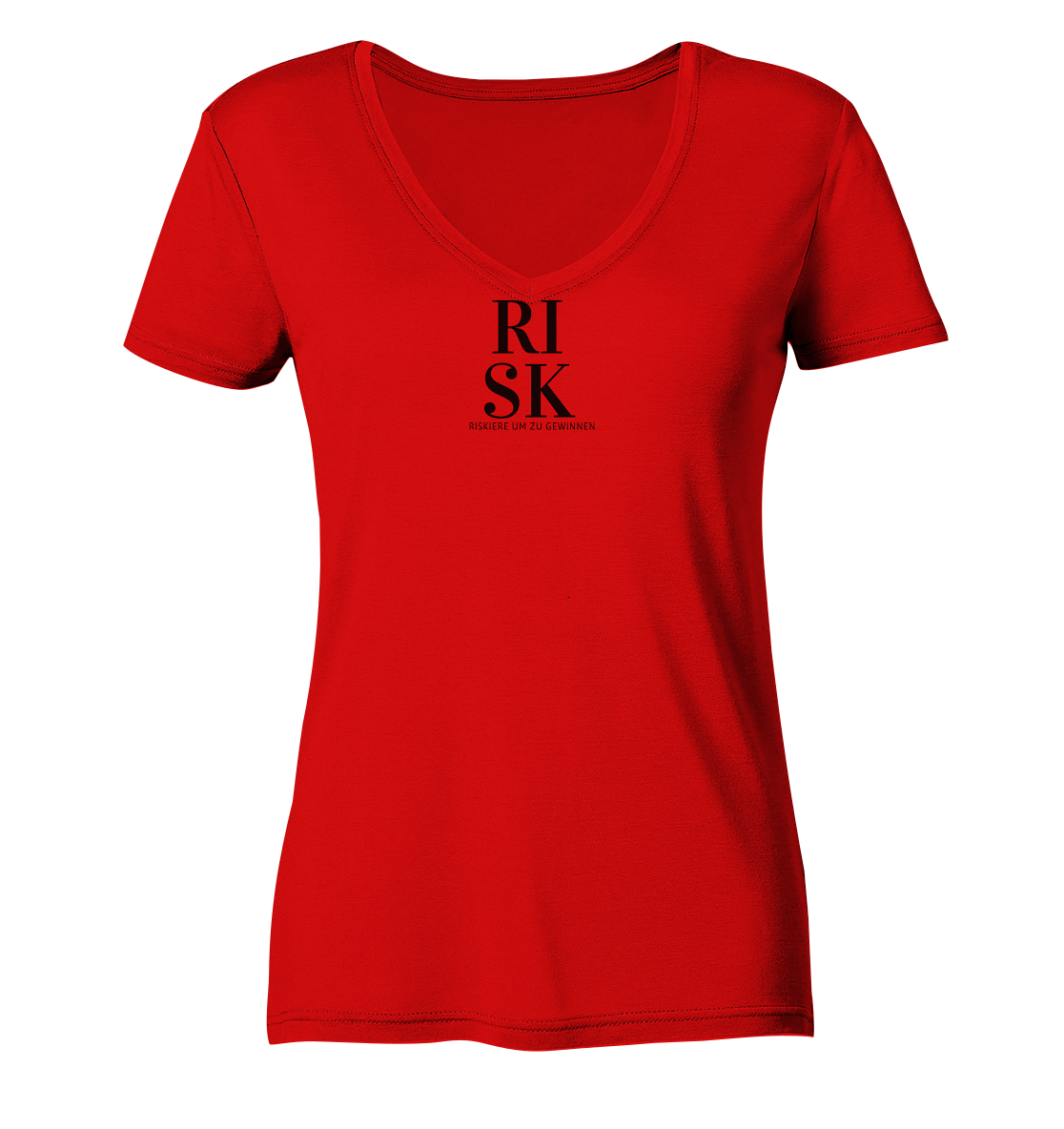 Riskiere - Ladies V-Neck Shirt