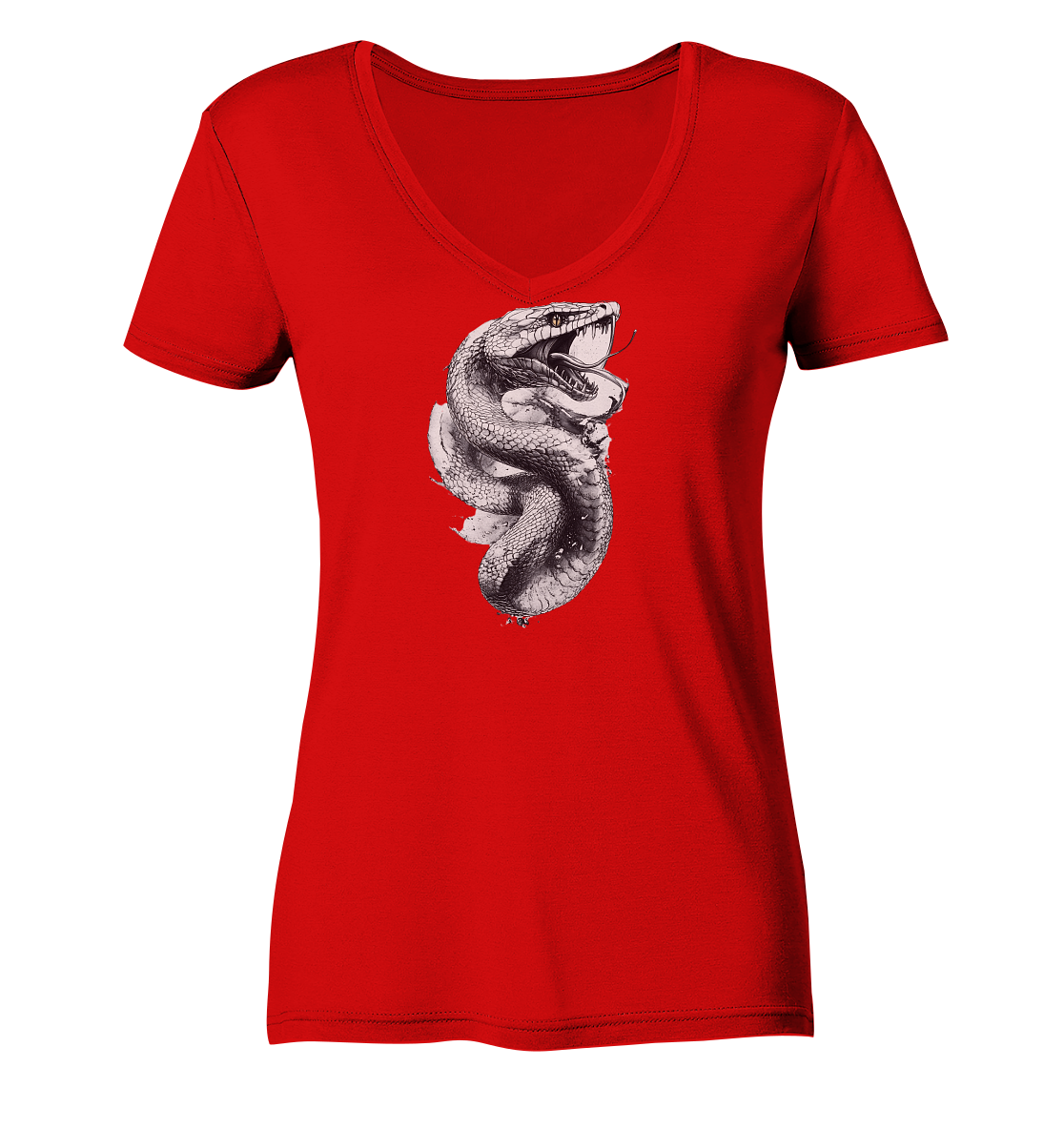 Schlangenkönigin  - Ladies V-Neck Shirt