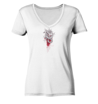 Schlangenblüte - Ladies V-Neck Shirt