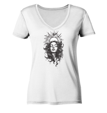 Sommer Vibes - Ladies V-Neck Shirt