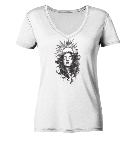Sommer Vibes - Ladies V-Neck Shirt