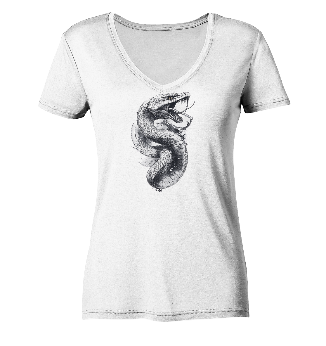 Schlangenkönigin  - Ladies V-Neck Shirt