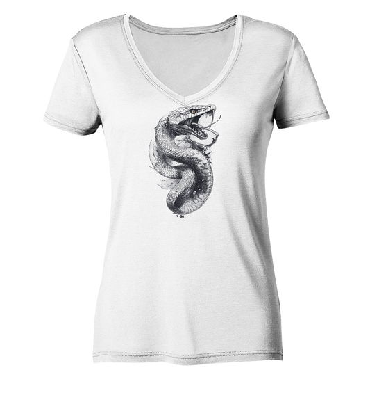 Schlangenkönigin  - Ladies V-Neck Shirt