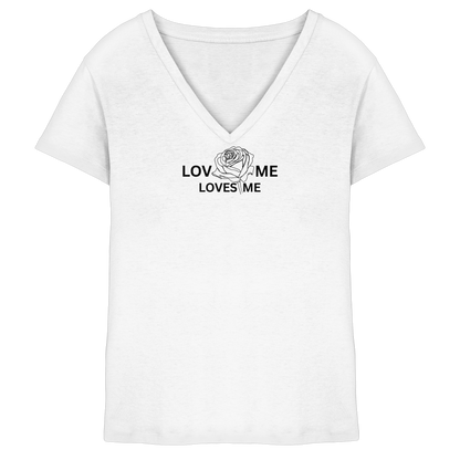 LOVES ME - Ladies V-Neck Shirt