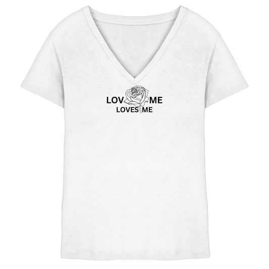 LOVES ME - Ladies V-Neck Shirt