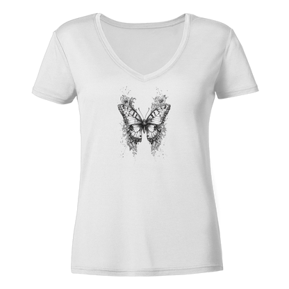 Schmetterling - Ladies V-Neck Shirt