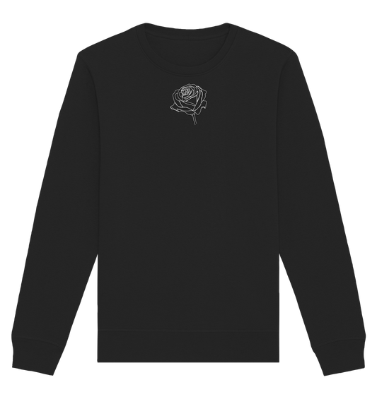 Rosen look dunkel mittig - Organic Basic Unisex Sweatshirt