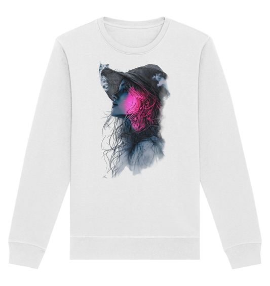 Frau (Vorderseiten Druck) - Organic Basic Unisex Sweatshirt