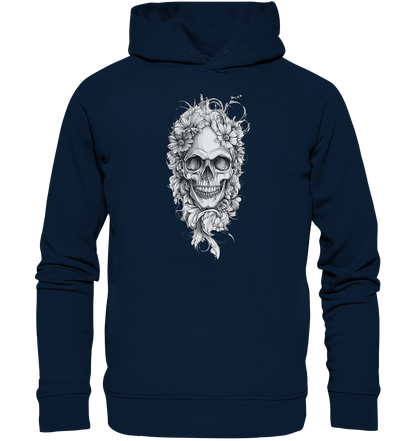 Totenkopfs Blüte  - Organic Fashion Hoodie