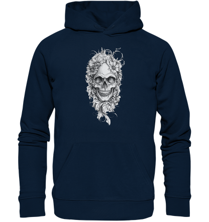 Totenkopfs Blüte  - Organic Hoodie