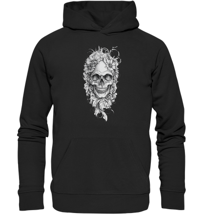 Totenkopfs Blüte  - Organic Hoodie