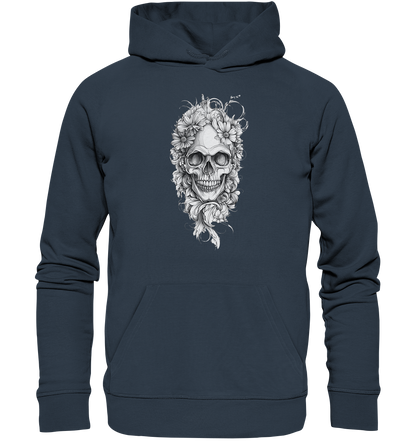 Totenkopfs Blüte  - Organic Hoodie