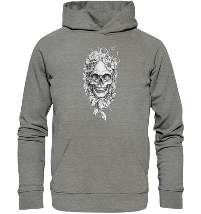 Totenkopfs Blüte  - Organic Hoodie