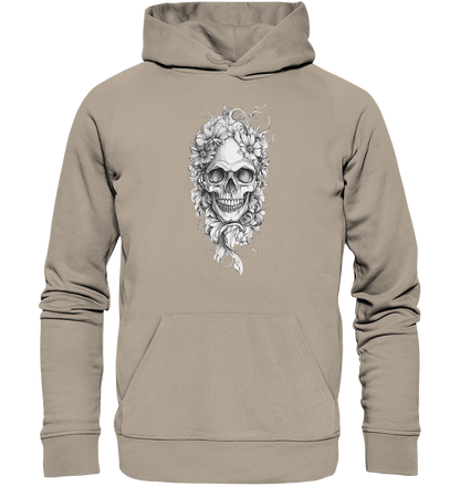 Totenkopfs Blüte  - Organic Hoodie