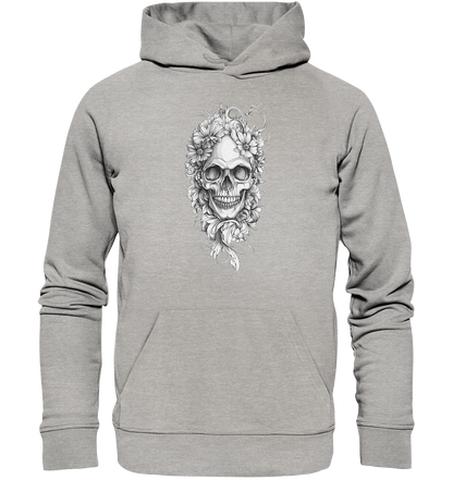Totenkopfs Blüte  - Organic Hoodie