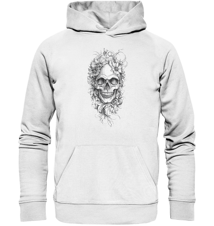 Totenkopfs Blüte  - Organic Hoodie
